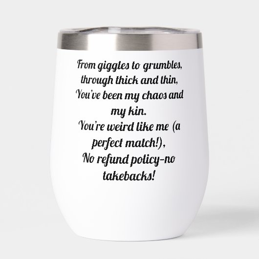 Floral Heart “Greatest Sister Ever” with Poem (Achterkant)