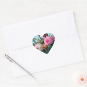  Floral Heart Hart Sticker (Envelop)