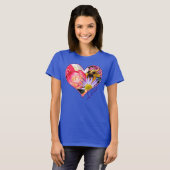 Floral Heart Love T-shirt (Voorkant volledig)