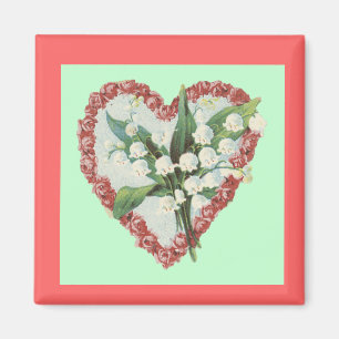 Floral Heart Magnet Magneet