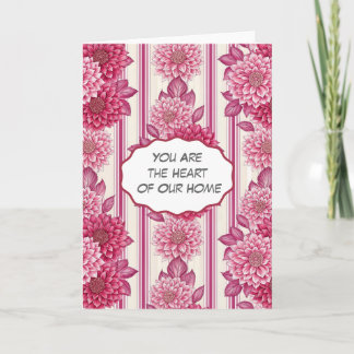 Floral Heart of Our Home  Kaart