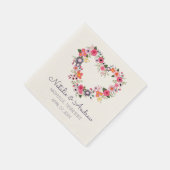 Floral Heart Servet (Hoek)