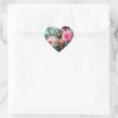  Floral Heart Sticker (Tas)