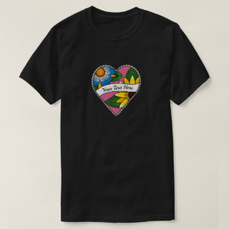 Floral Heart Tattoo - Creëer je eigen T-shirt