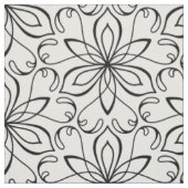 Floral Heart Vine Pattern Stof (Swatch)
