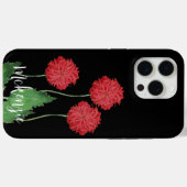Floral Heirloom Exotic Black iphone 5 coque (Verso (horizontal))