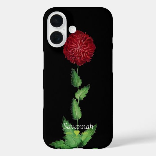 Floral Heirloom Exotisch Zwart iPhone 5 hoesje (Achterkant)