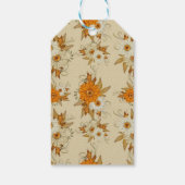 Floral Herfst Gift Label Cadeaulabel (Achterkant)