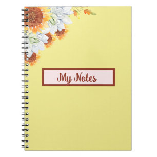 Floral Herfst Inspire School Notitieboek