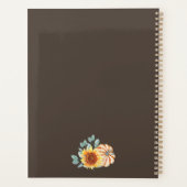 Floral Herfst Inspire School Planner (Achterkant)
