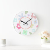 Floral Home Decor Grote Klok (Huis)