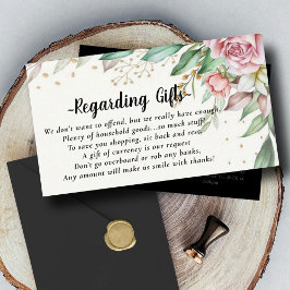 Floral Honeymoon Fund In plaats van Gifts Kaarten