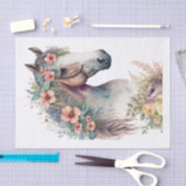 Floral Horse III Tissuepapier (Craft)
