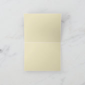 Floral hortensia jaune joli carte note (Intérieur)