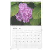 Floral Hydrangea Foto Kalender (Feb 2027)