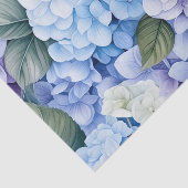 Floral Hydrangeas Tissue Paper Tissuepapier (Detail)