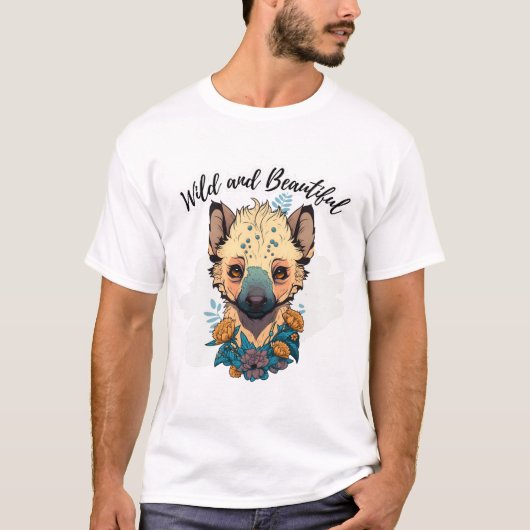 Floral Hyena T-shirt (Voorkant)