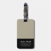 Floral I Bagagelabel (Achterkant verticaal)