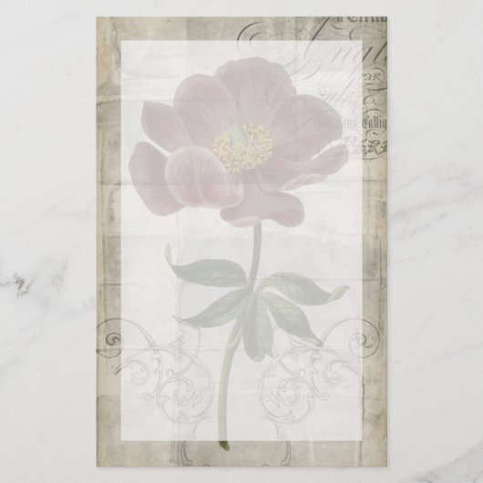 Floral I Briefpapier (Voorkant)