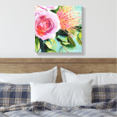 Floral I Canvas Afdruk (Insitu (Slaapkamer))