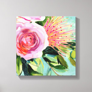 Floral I Canvas Afdruk