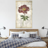 Floral I Canvas Afdruk (Insitu (Slaapkamer))