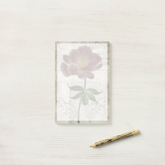 Floral I Post-it® Notes (Op bureau)