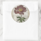 Floral I Ronde Sticker (Tas)