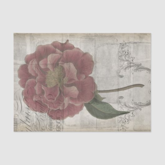 Floral III Tissuepapier (Voorkant)