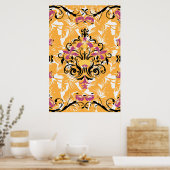 Floral Illustration, Hollow Life Poster (Keuken)