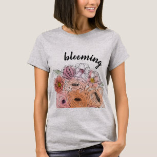 Floral Illustration T-Shirt