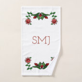 Floral impressions Art Deco Bad Handdoek (Handdoek)