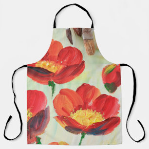 Floral in de vorm van abstractie. Ontworpen Schort