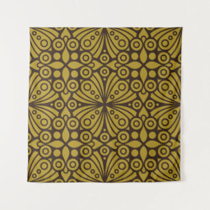 Floral Indian Pattern Layeredabstract, kunst, thui Wandkleed
