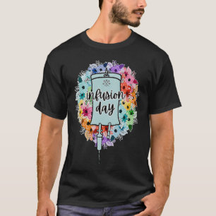 Floral Infusie Dag Therapie Nurse Minimalistisch B T-shirt