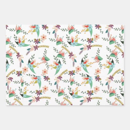 Floral Inpakpapier Vel (Voorkant)