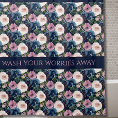 Floral Inspirerend Quote Douchegordijn