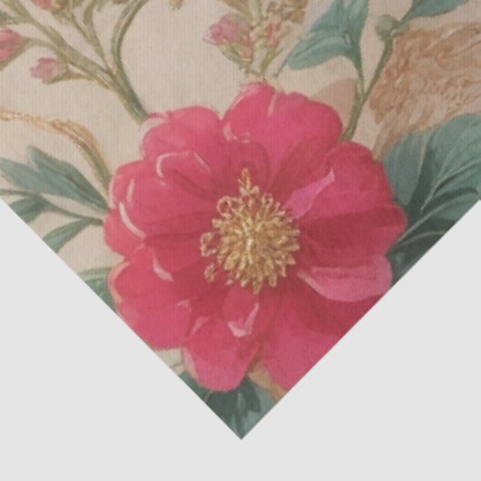 Floral Intricate Tissuepapier (Detail)