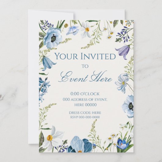 FLORAL INVITATION (Devant)