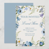 FLORAL INVITATION (Devant / Derrière)