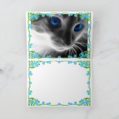 Floral Invitation et Carte de remerciements (Intérieur)