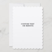 Floral Invitations de premier anniversaire - Aquar (Dos)