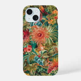 Floral iphone 15 hoesje