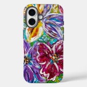 Floral iPhone case (Achterkant)