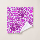 Floral Jacobéen, Améthyste Purple & Lilac (Gant de toilette)