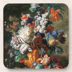 Floral Jan van Huysum Bouquet van Flowers Bier Onderzetter