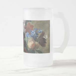  Floral Jan van Huysum Bouquet van Flowers Matglas Bierpul
