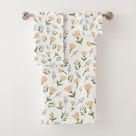 Floral jaune scandinave (En situation)