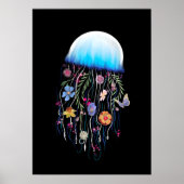 Floral Jellyfish print (Voorkant)