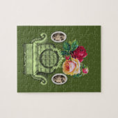 Floral Jigzaag Puzzle Legpuzzel (Horizontaal)